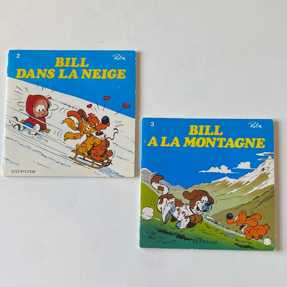 Bill Comic Books Set by Dupuis